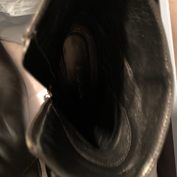 Prada Black Nappa Leather Calzature  Donna- 9.5- worn a few times - Picture 7 of 13